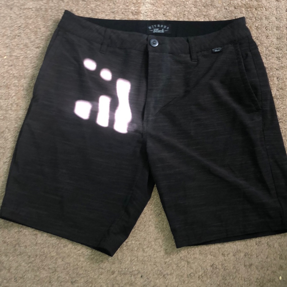 nitrous black board shorts